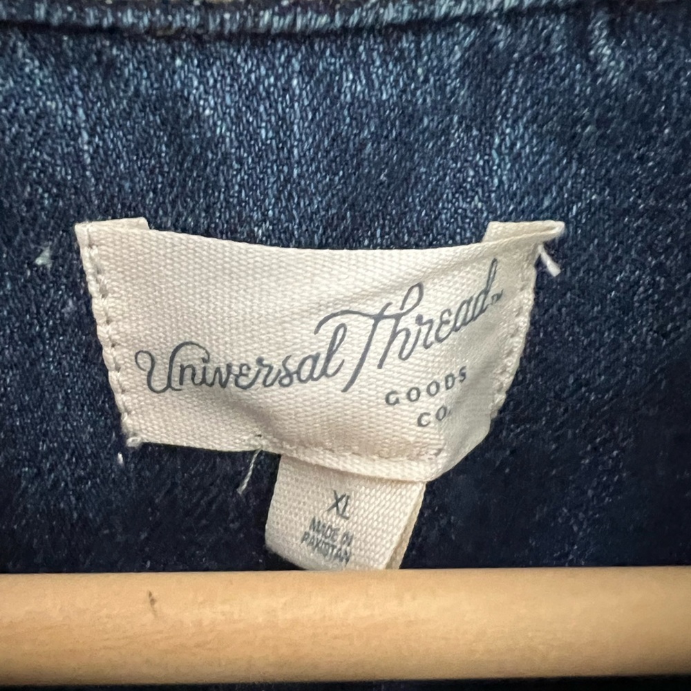 Universal Thread Denim Shirt Dress in Blue - Picture 4 of 9